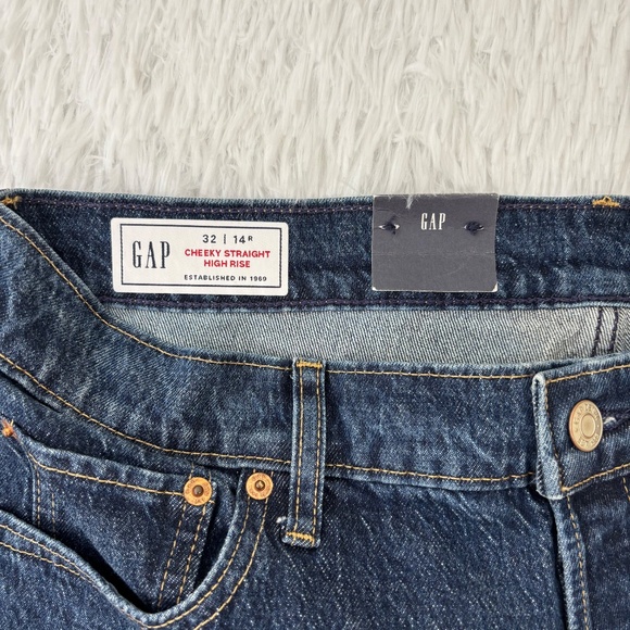 GAP CHEEKY STRAIGHT HIGH RISE SIZE‎ 14R NWT - Picture 7 of 9